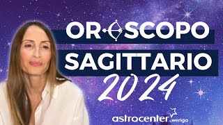 ♐ Oroscopo Sagittario 2024  Nel 2024 te la caverai più che bene 🌟 [upl. by Llewkcor]