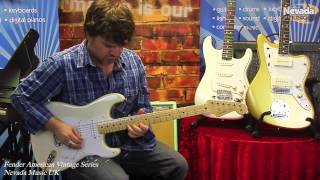 Fender American Vintage 56 Stratocaster Aged White  Damon and Groover [upl. by Zitah829]