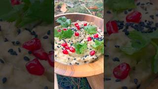 Baba Ghanoush 🍆 babaghanoush grilovani recipe recepty jidlo [upl. by Anhsirk574]