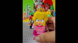 Triple Lego Mario PRESS their buttons and work via bluetooth 33 shorts toys asmr trending [upl. by Ellesor658]