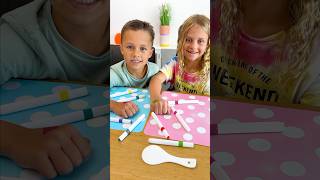 Lia und Luca testen magische Stifte geschenkideen kidsfun lernen kindervideo basteln kinder [upl. by Quintilla526]