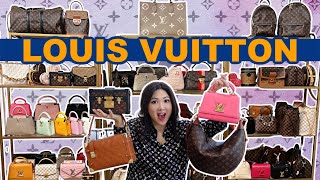 LOUIS VUITTON ENTIRE HANDBAG COLLECTION 2023  Honest REVIEW LEAST MOST USED LETTING GO  CHARIS [upl. by Moreland]