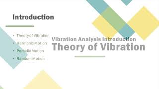 Vibration Analysis Introduction [upl. by Zeke]