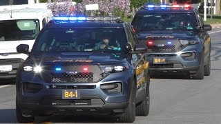 Top 25 Police Car Responses of 2020  Best of Sirens [upl. by Notrem366]