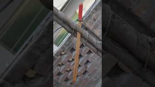 HOW TO MAKE KATANA USING WOOD EASY WAY TO MAKE KATANA shorts [upl. by Ynnol]