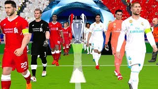 UEFA Champions League 2018 Final  Liverpool vs Real Madrid Gameplay [upl. by Dlareme]