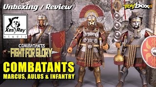 Xesray Studio Combatants Fight for Glory MARCUS AULUS amp INFANTRY ROMAN SOLDIERS Unboxing amp Review [upl. by Dorine499]