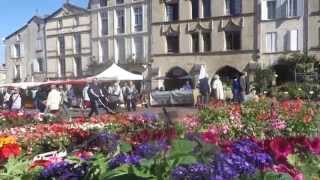 Marché aux fleurs de Bazas Gironde [upl. by Areis]