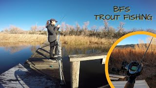 Using my new BFS setup to target Trout [upl. by Lathrop]