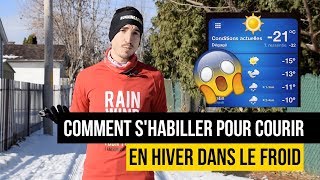 Courir en hiver dans le froid comment shabiller  Testé au Québec [upl. by Burkle725]