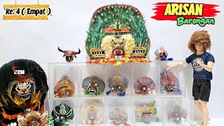 ARISAN  4 BARONGAN  dapat miniatur barongan banyak banget [upl. by Ninnahc]