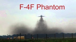 F4 Phantom Aufnahmen am Flugplatz Wittmund  F4 Phantom recordings at Wittmund airfield [upl. by Una]