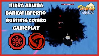 Indra Akuma amp Bankai Inferno  INFINITY BURNING  Shindo Life Competitive Gameplay 17 [upl. by Leighton]