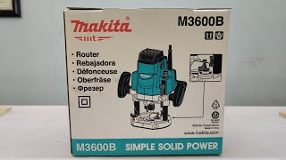 Unbox Makita M3600B  Router 1650W  12mm or 12quot [upl. by Anear434]