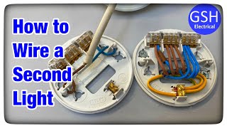 How to Wire a Second Light to a Ceiling Rose and Pendant so They Come on at the Same Time [upl. by Artus]