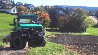 Grubbern mit MBUnimog 1700 und Lemmken Smaragd 9 [upl. by Arita]