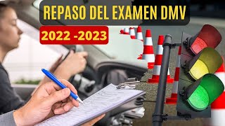 REPASO DE LAS PREGUNTAS DEL EXAMEN TEORICO DE CONDUCIR ✅ DMV EJEMPLO PRACTICOLICENCIA DE MANEJO [upl. by Faulkner]