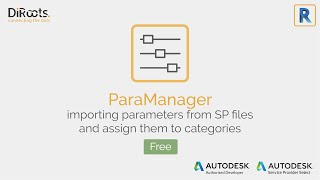 ParaManager  Revit Addin Tutorial  Import Parameters from SP files and assign them to Categories [upl. by Lleraj]