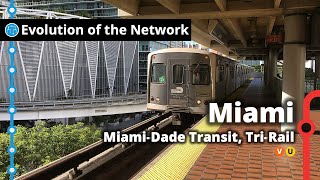 Miamis Metrorail amp Metromover Network Evolution [upl. by Ittap]