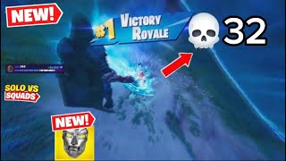 32 Elimination Solo Vs Squads “Zero Build” Gameplay Win Fortnite Chapter 5 [upl. by Ocirled]