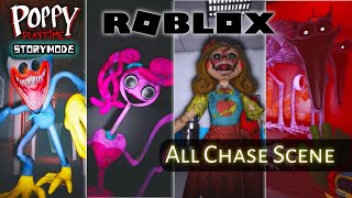 All Chase DEATH Scene  Poppy Playtime STORYMODE Chapter 123 Roblox Demo [upl. by Ahserb]