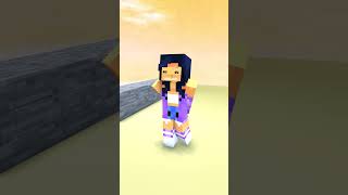 Help Aaron vs Aphmau Queen Run Challenge funnyshorts aphmau minecraftanimation [upl. by Ahsinam134]