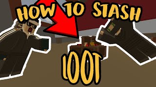 Advanced ＬＯＯＴ Stashing Guide Unturned [upl. by Fates]