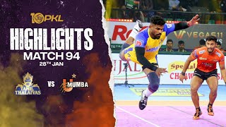 Match Highlights Tamil Thalaivas vs U Mumba  January 28  PKL Season 10 [upl. by Ottilie]