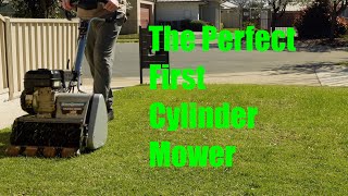 Perfect first Cylinder  Reel mower For the best lawn look on further Bushranger 400cm [upl. by Tung490]