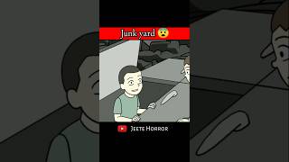 Junk yard horror story 😨  horrorshorts youtubeshorts [upl. by Arahat638]