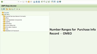 PIR 1 How to create Number ranges for Purchase info record in sap MM [upl. by Ibmab]