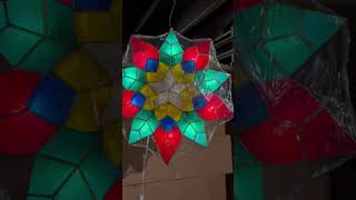 ebay Auction 111824 Gift Ko 18” Sampaguita Filipino Christmas Parol Capiz Lantern Open Box NEW 05 [upl. by Yhtimit]