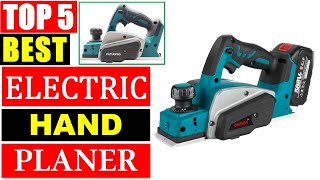 THE 5 BEST Electric Hand Planer 2024  New Rechargeable Cordless Handheld Electric Planer Review [upl. by Nemzaj]