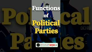 Functions of Political Parties Class10th Civics ChapterPolitical Parties politicalparties [upl. by Rediah179]