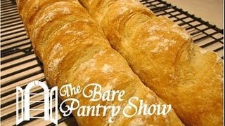 Easy Homemade Baguettes No Yeast Proofing [upl. by Inek974]