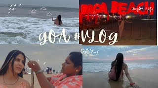 DAY 1 in GOA  Baga beach  Titto’s Lane and night life of GOA [upl. by Thant236]