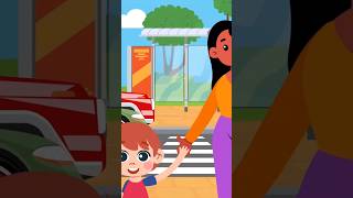 Road Safety Song shorts nurseryrhymes kids kidssongs child lullaby kid baby kindergarten [upl. by Lil416]