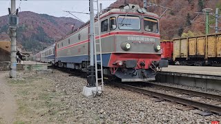 240 leaving Sinaia station [upl. by Aivin]