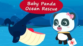 Baby Panda Ocean Rescue  Become a Doctor and Save All the Ocean Animals  Babybus Games [upl. by Aniteb692]