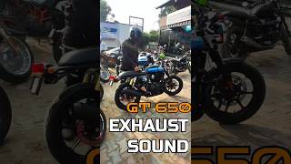 GT 650 MODIFIED WITH LOUD EXHAUST🔥shorts trending gt650twin modified bike exhaust [upl. by Linzy]