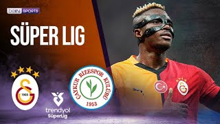 Galatasaray vs Rizespor  SÜPERLIG HIGHLIGHTS  091424  beIN SPORTS USA [upl. by Hareemas]