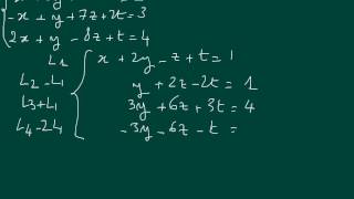 Mat126 Alg lin 1 forme échelonnée 1 [upl. by Dowski]