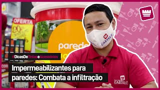 Impermeabilizante de paredes Quartzolit Combata a infiltração [upl. by Oinotnanauj]