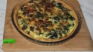 Quiche au merguez I كيش بالسلق و النقانق  المرجاز  اللذيذ جدا [upl. by Labana]