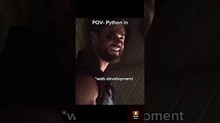 Python is the king of programming 🤧 coding programming javascript vscode html memes python [upl. by Gnous496]