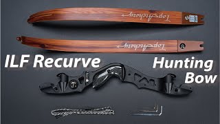 ILF Recurve Hunting Bow  Bamboo Laminated Limbs archery recurvebow archeryaddict archerylife [upl. by Vange540]