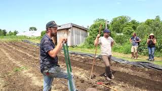 JeanMartin Fortier demonstrates proper broad fork technique with Curtis Stone [upl. by Airamat21]