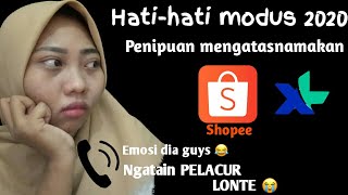 PENIPUAN SHOPEE VIA TELEPON  Dapat bonus 2 juta dari Shopee tapi bohong [upl. by Metah467]