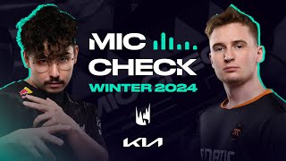 New Arena  Kia Mic Check  2024 LEC Winter Week 1 [upl. by Thorr934]