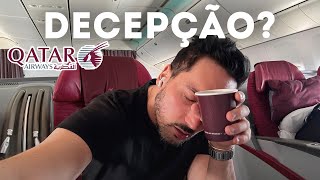 Como está a Executiva da Qatar Airways em 2024 A realidade das poltronas é do aeroporto de Doha [upl. by Cordell906]